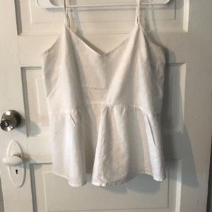 White, Old Navy Tank Top